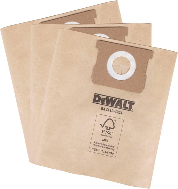 DEWALT Bolsas de polvo (pack de 3) DXVA19-4204