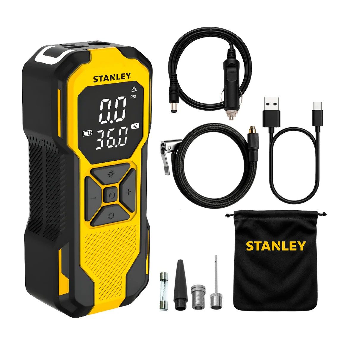 STANLEY Mini compresor portátil 12V SXIF0101